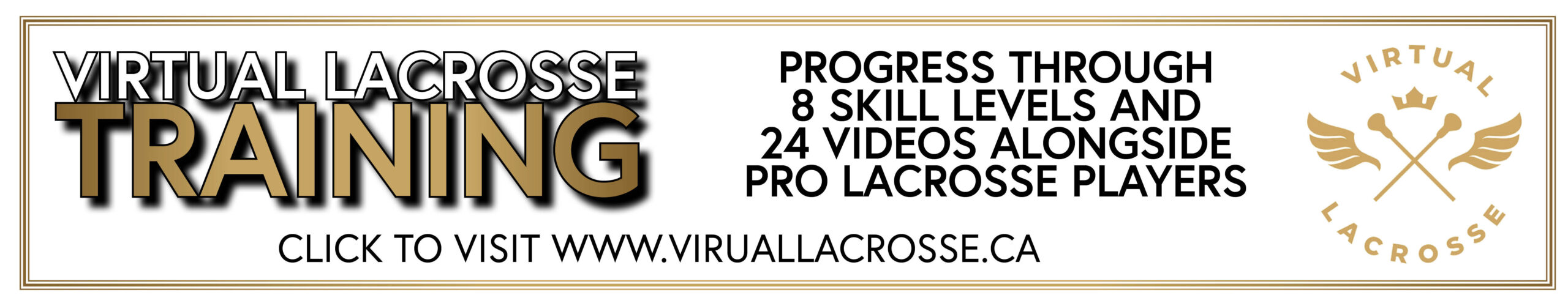 Virtual lacrosse ad